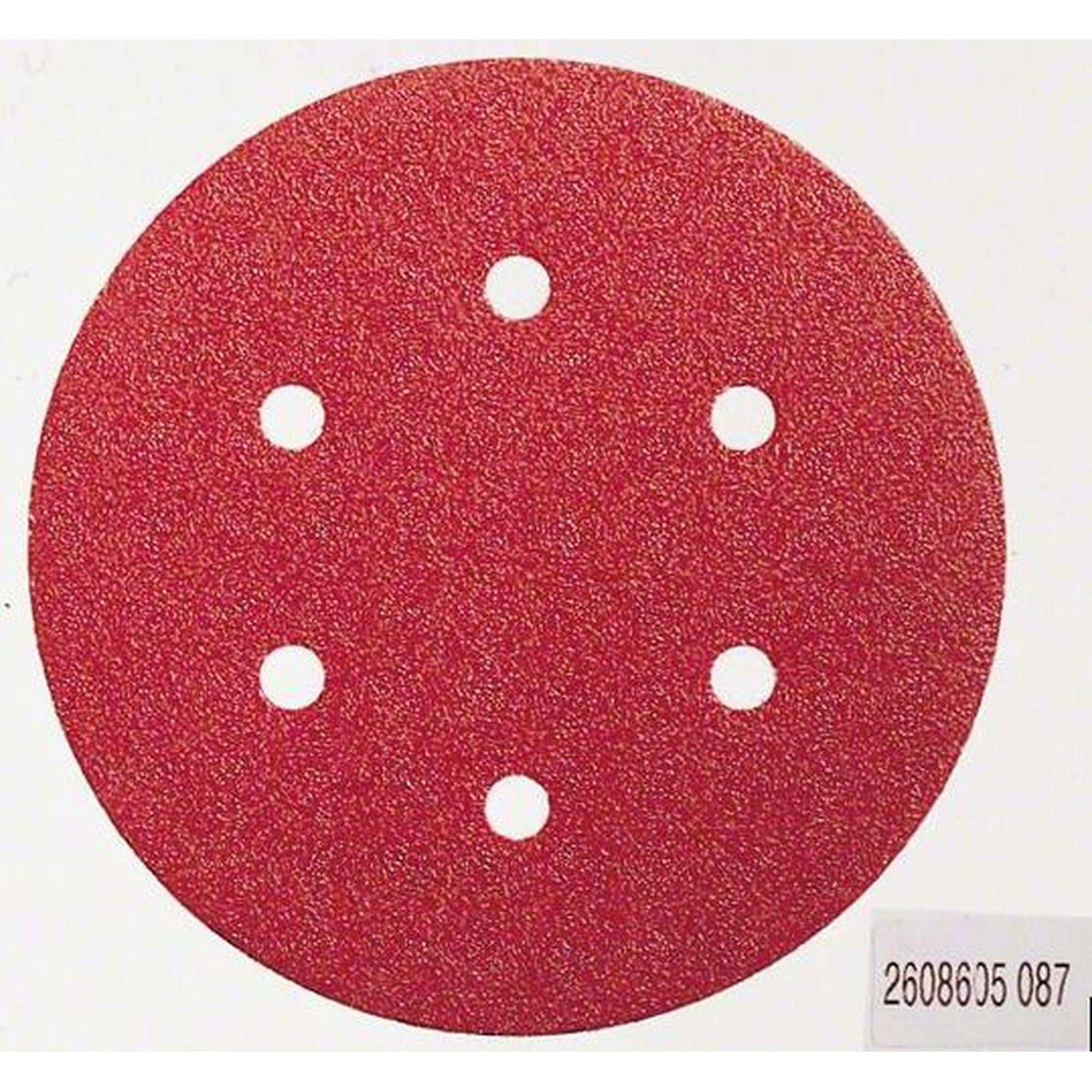 Set de feuilles abrasives BOSCH C430 6 pièces pour bois et peinture, 150 mm, 60/120/240, 6 trous, Velcro
