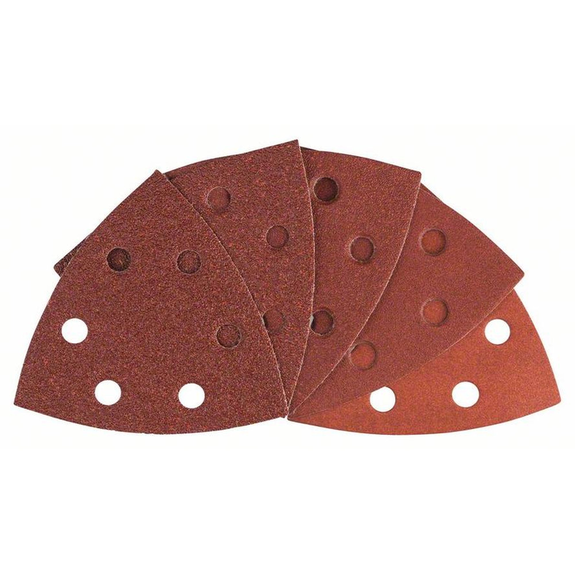 Set de disques abrasifs BOSCH C430 pour bois et peinture, 10 pièces, 93 mm, 60, 80, 100, 120, 180, 6 trous, Velcro