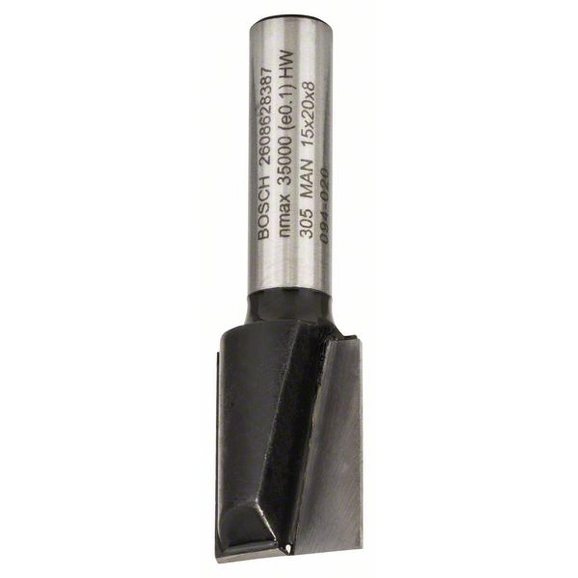 Fraise à rainurer BOSCH pour bois, 8 mm, Ø 15 mm, L 19,6 mm, G 51 mm