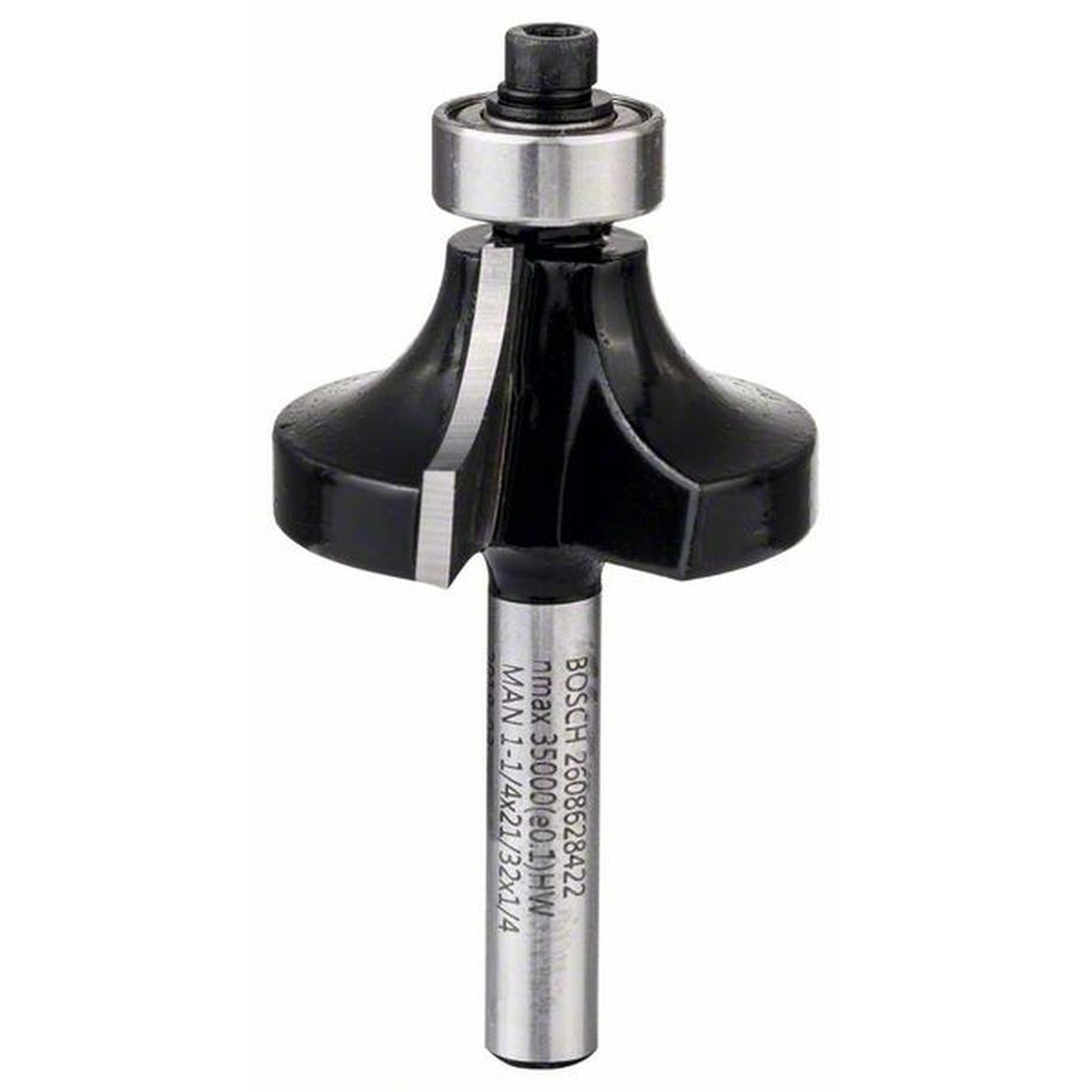 BOSCH fraise à chanfreiner pour bois, 1/4", R 9,5 mm, Ø 31,8 mm, L 16,2 mm