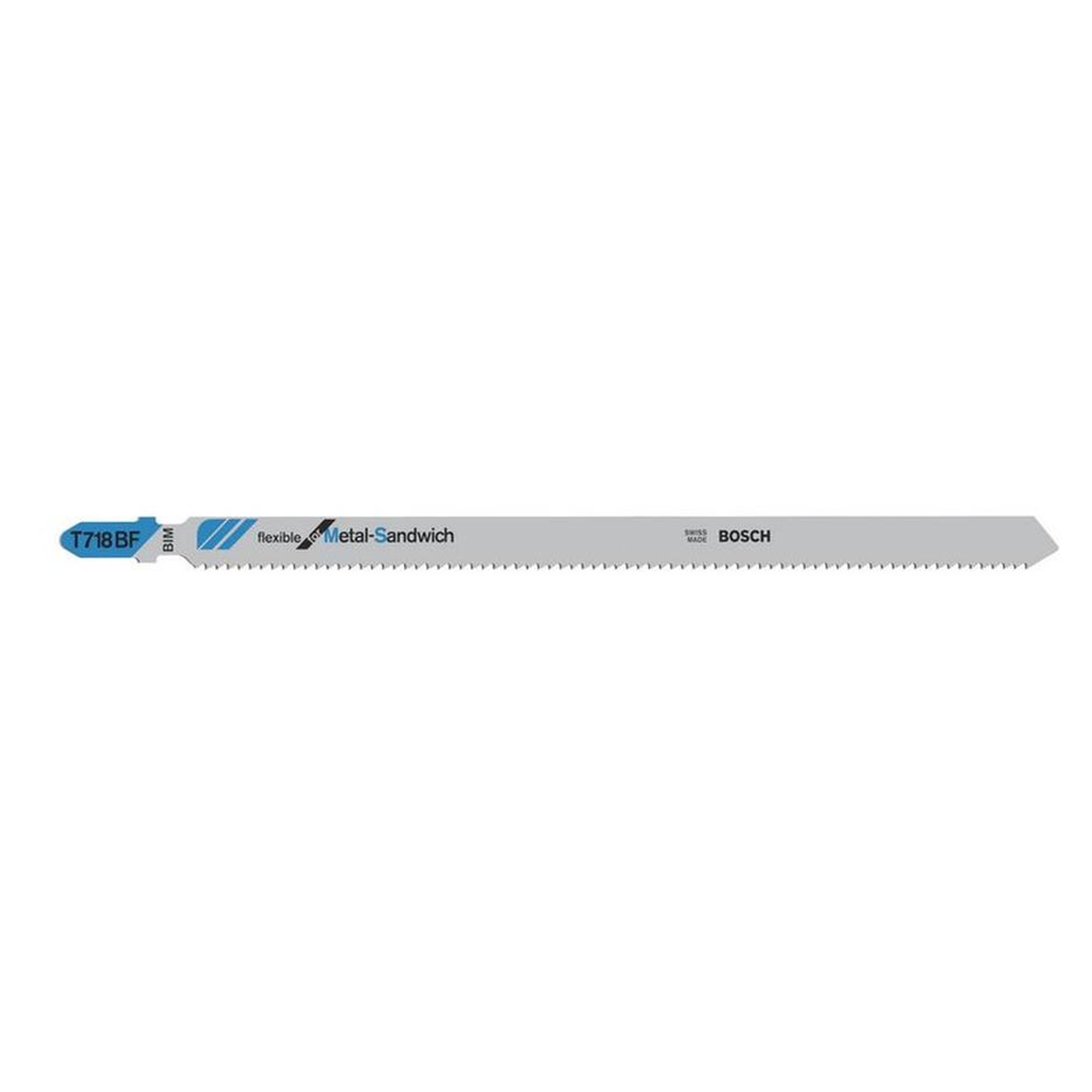 Lames de scie sauteuse BOSCH T-Schaft T 718 BF Métal-Sandwich