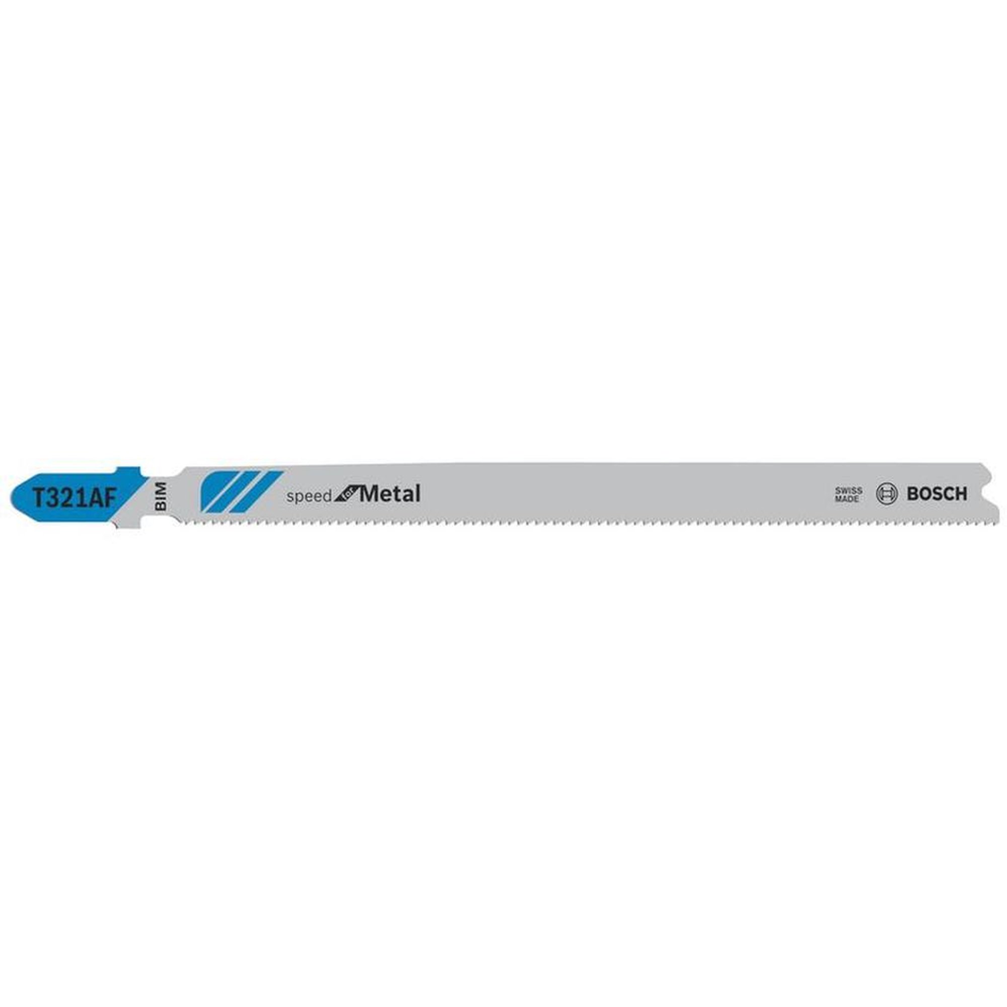 Lames de scie sauteuse BOSCH T-Schaft T 321 AF Speed pour métal, époxy, GFK