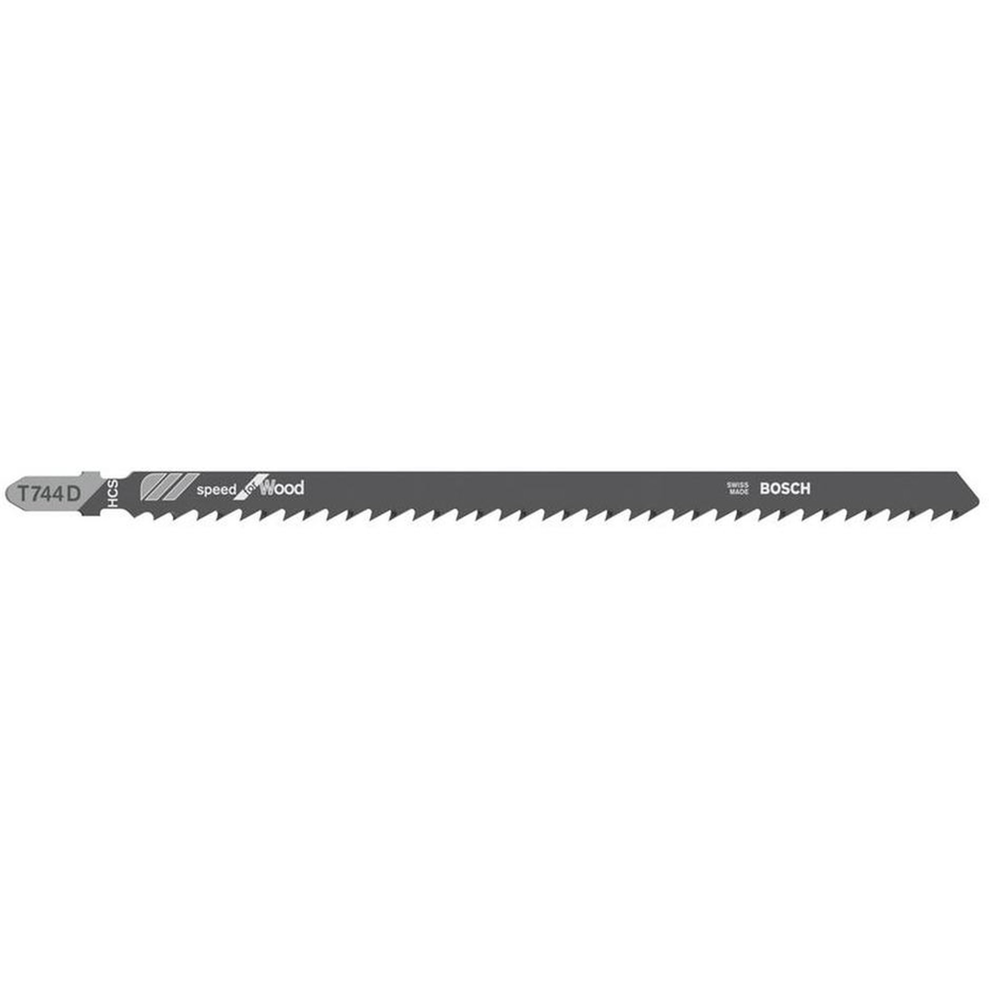 Lames de scie sauteuse BOSCH T-Schaft T 744 D Speed pour bois, panneaux sandwich