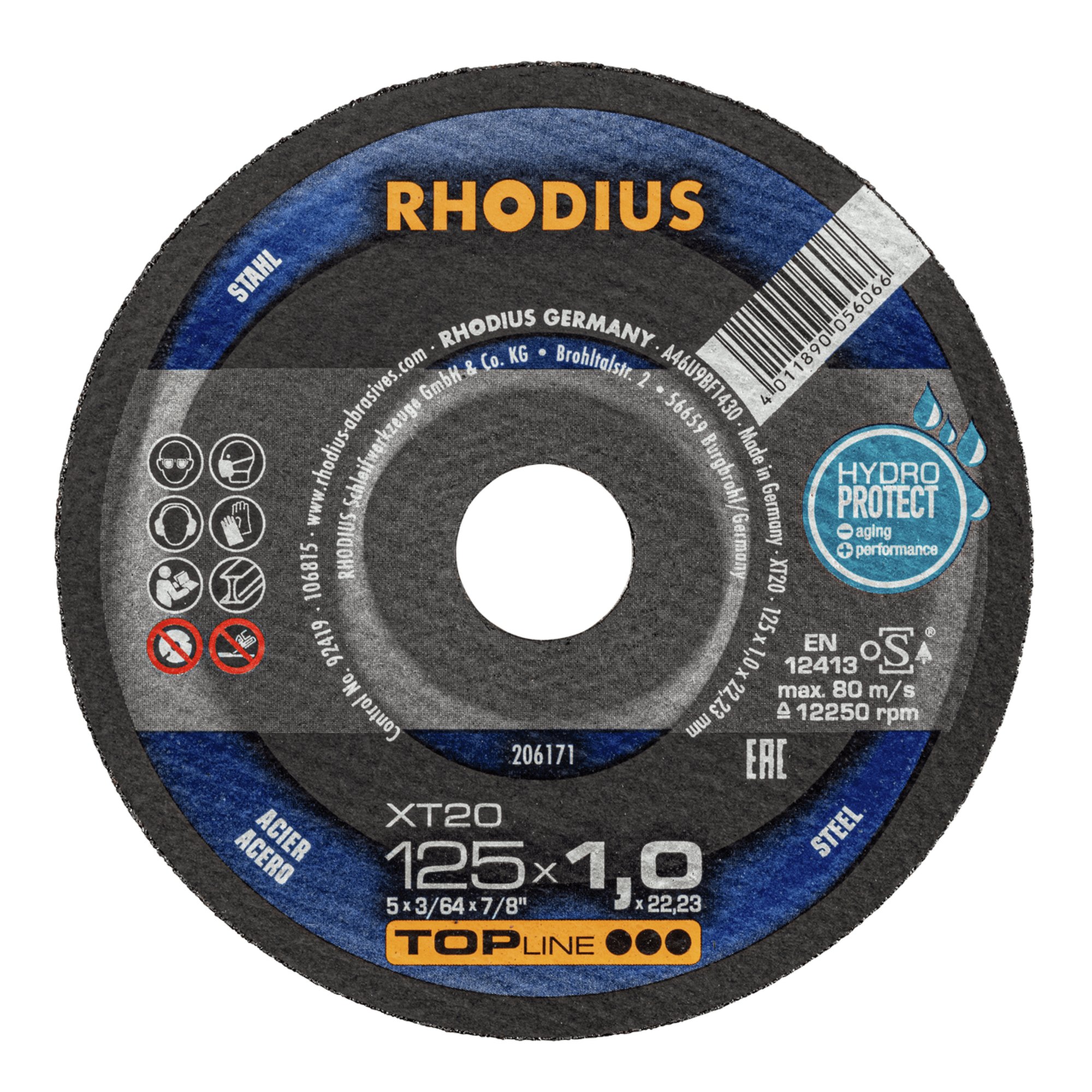 RHODIUS Disque de découpe extra fin XT20 Ø 125 mm