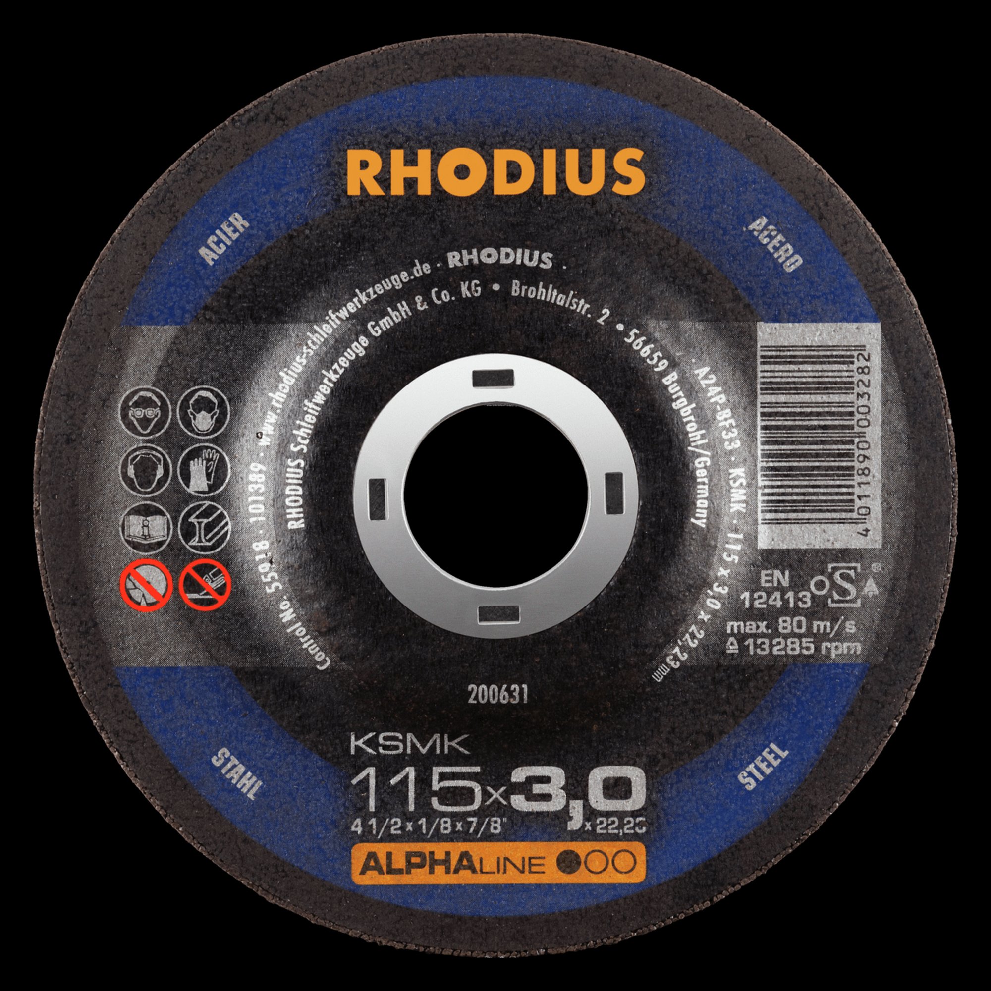 disque de découpe à main RHODIUS KSMK Ø 115 mm