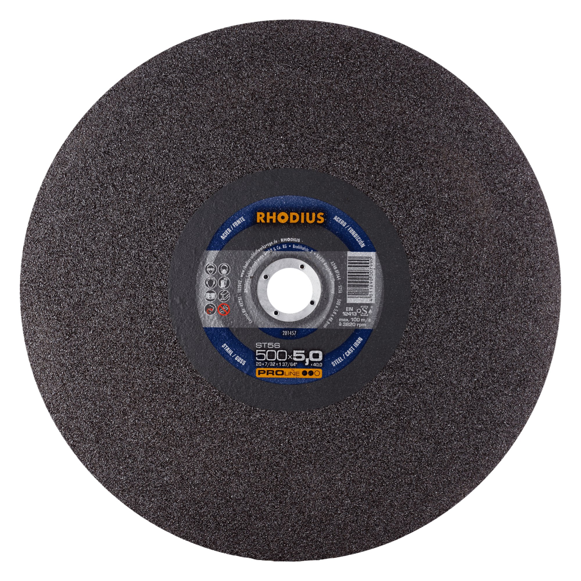 Disque à tronçonner stationnaire RHODIUS ST56 Ø 500 mm