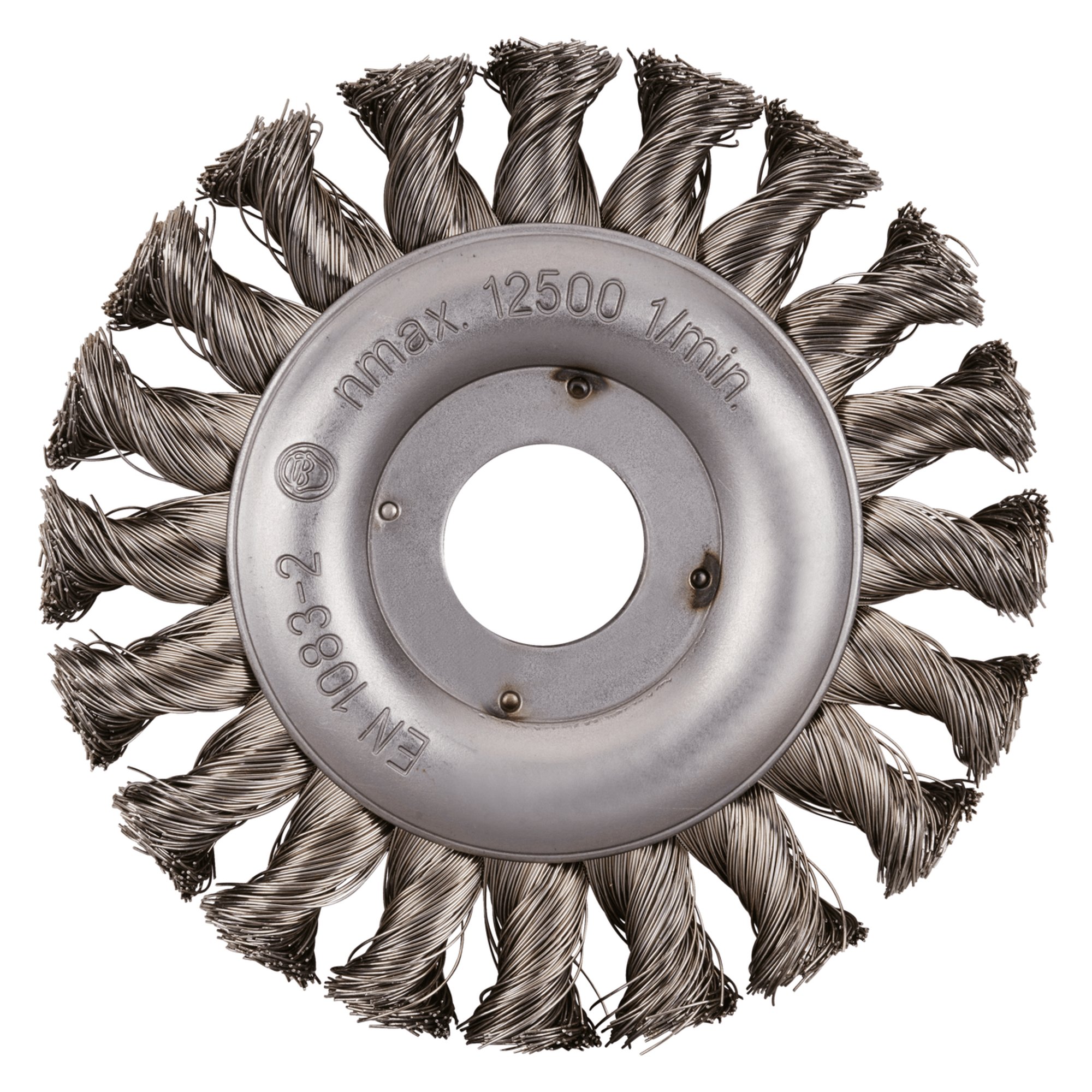 Brosse en acier RHODIUS brosse à fil brosse ronde ERBZ Ø 115 mm