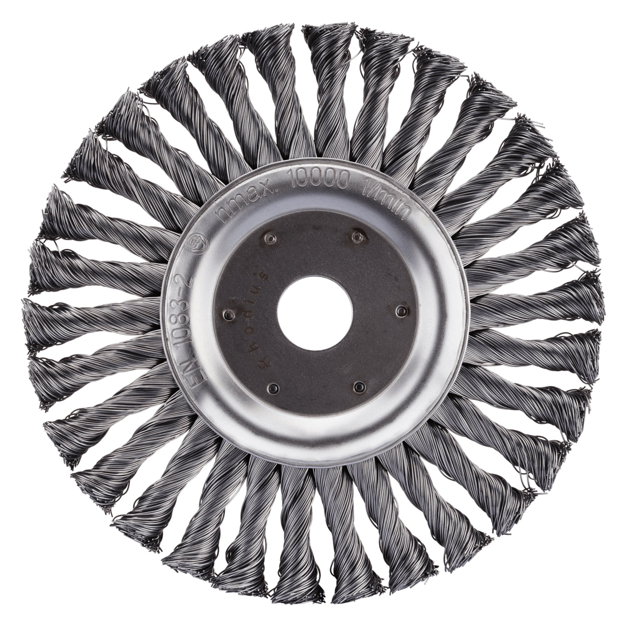 RHODIUS brosse en acier brosse métallique brosse circulaire SRBZ Ø 178 mm