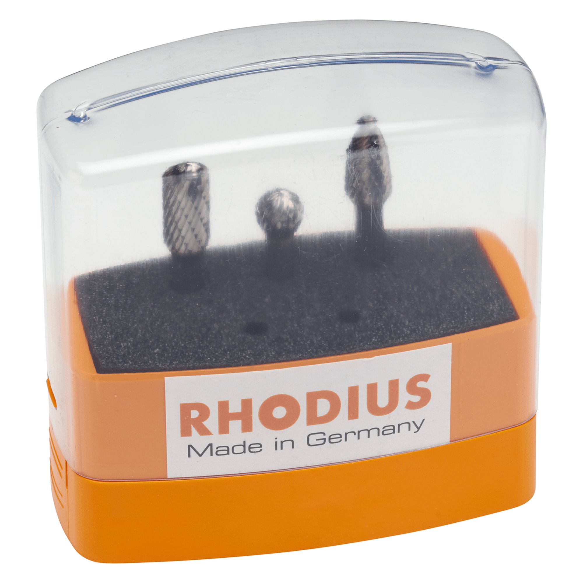RHODIUS Ensemble de fraises à tête en carbure HF SET 3 TOP