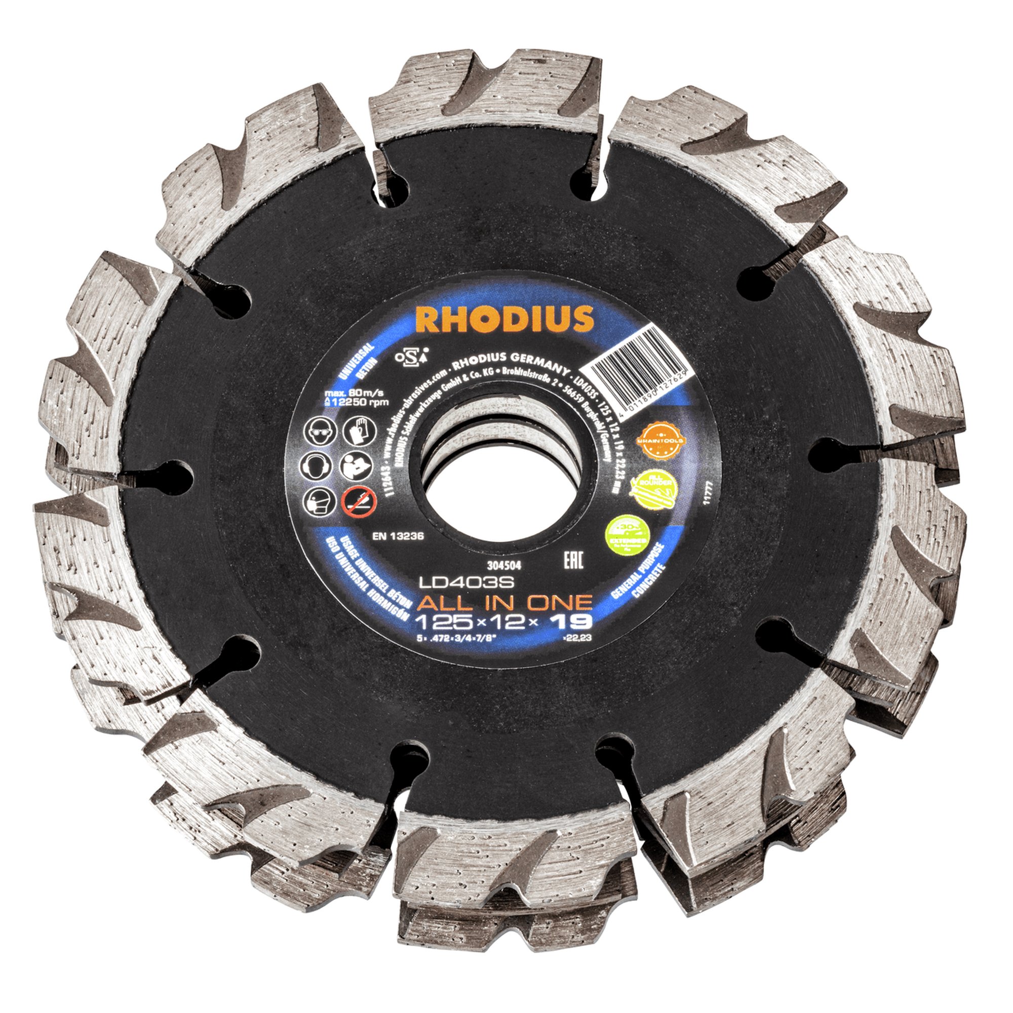 Fraise diamant RHODIUS LD403S ALL IN ONE Ø 150 mm