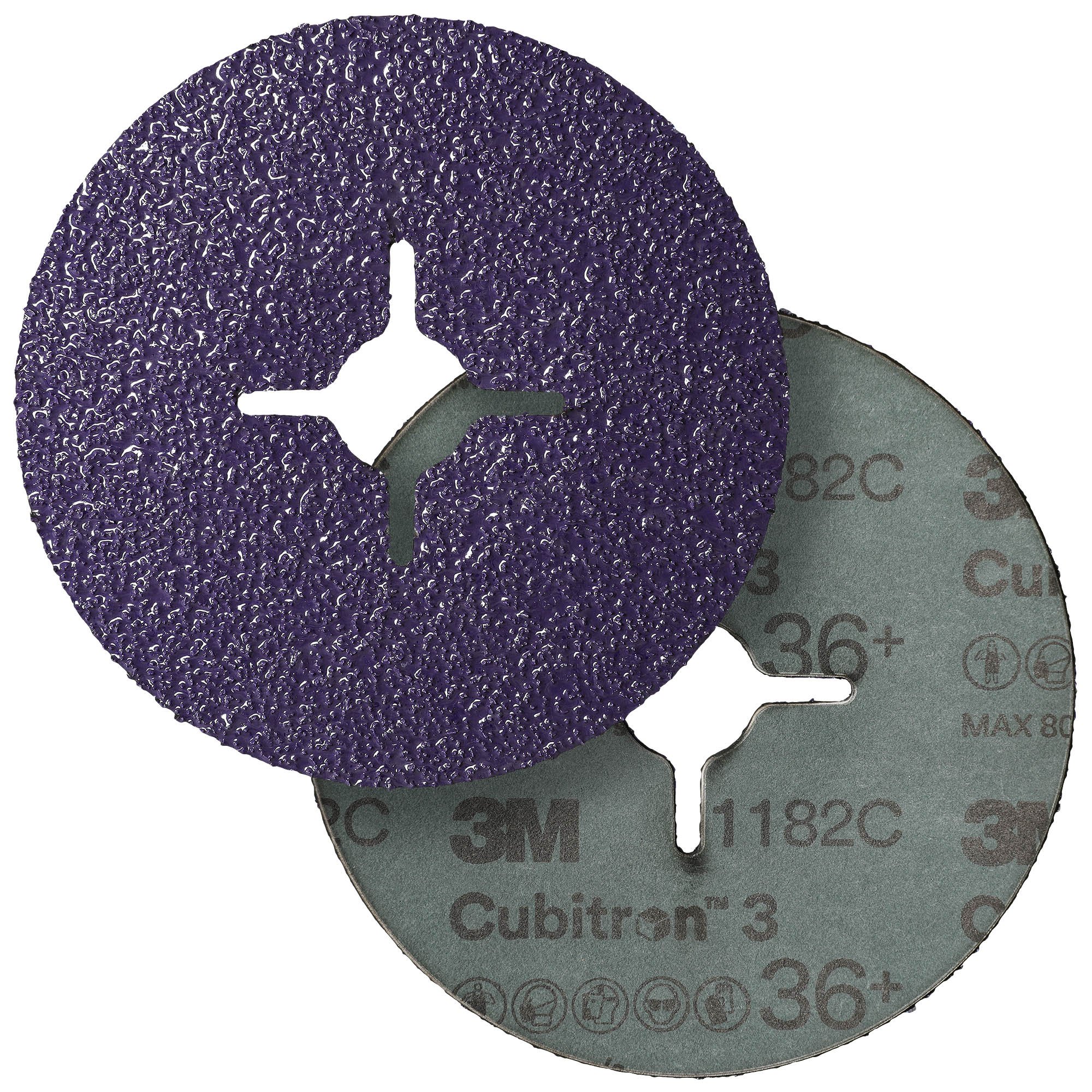Disque en fibre 3M Cubitron 3 1182C | Ø 125mm | grain 36+