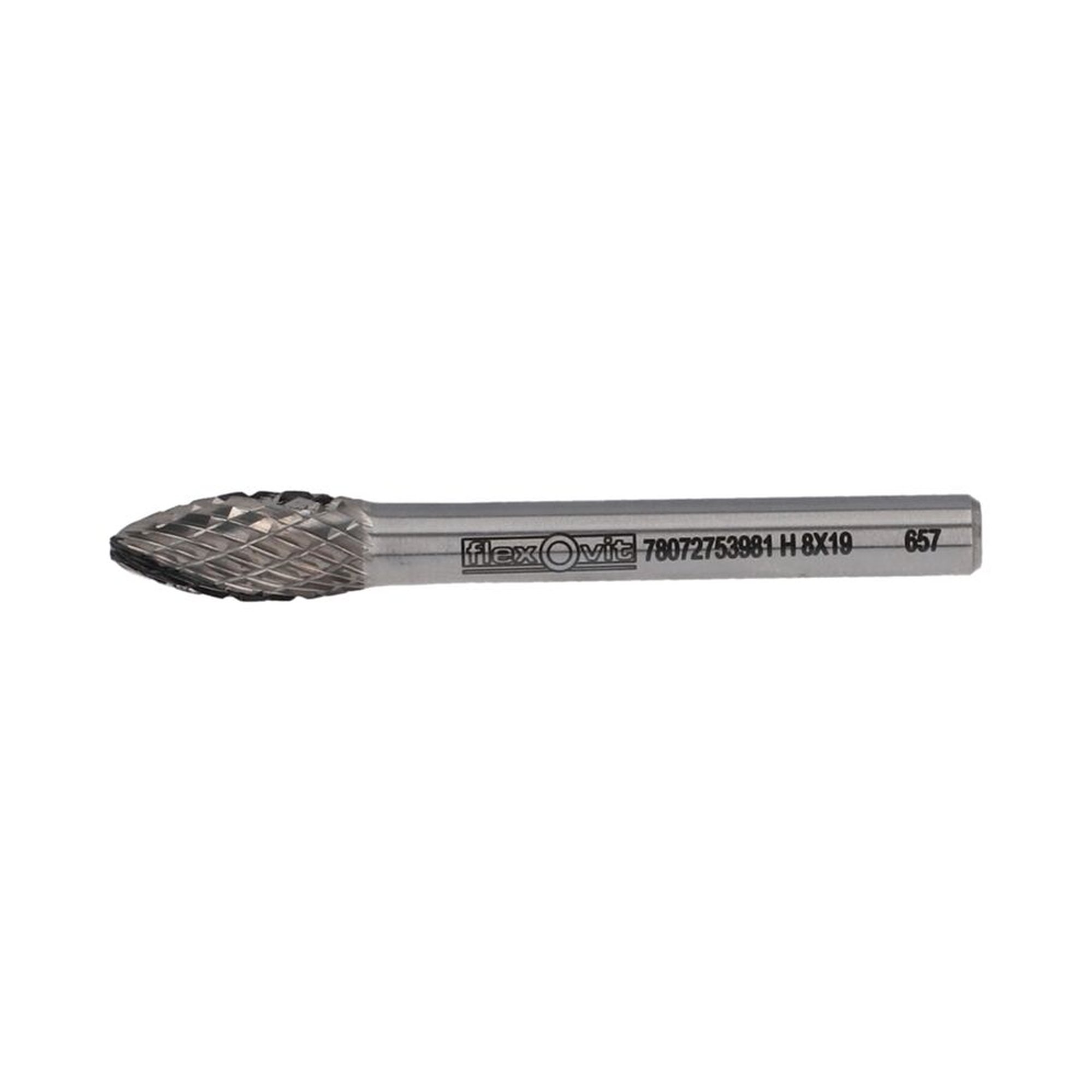 Norton Fraise en carbure 8x19mm /6 - Flexovit MEGA-LINE, robuste et précise