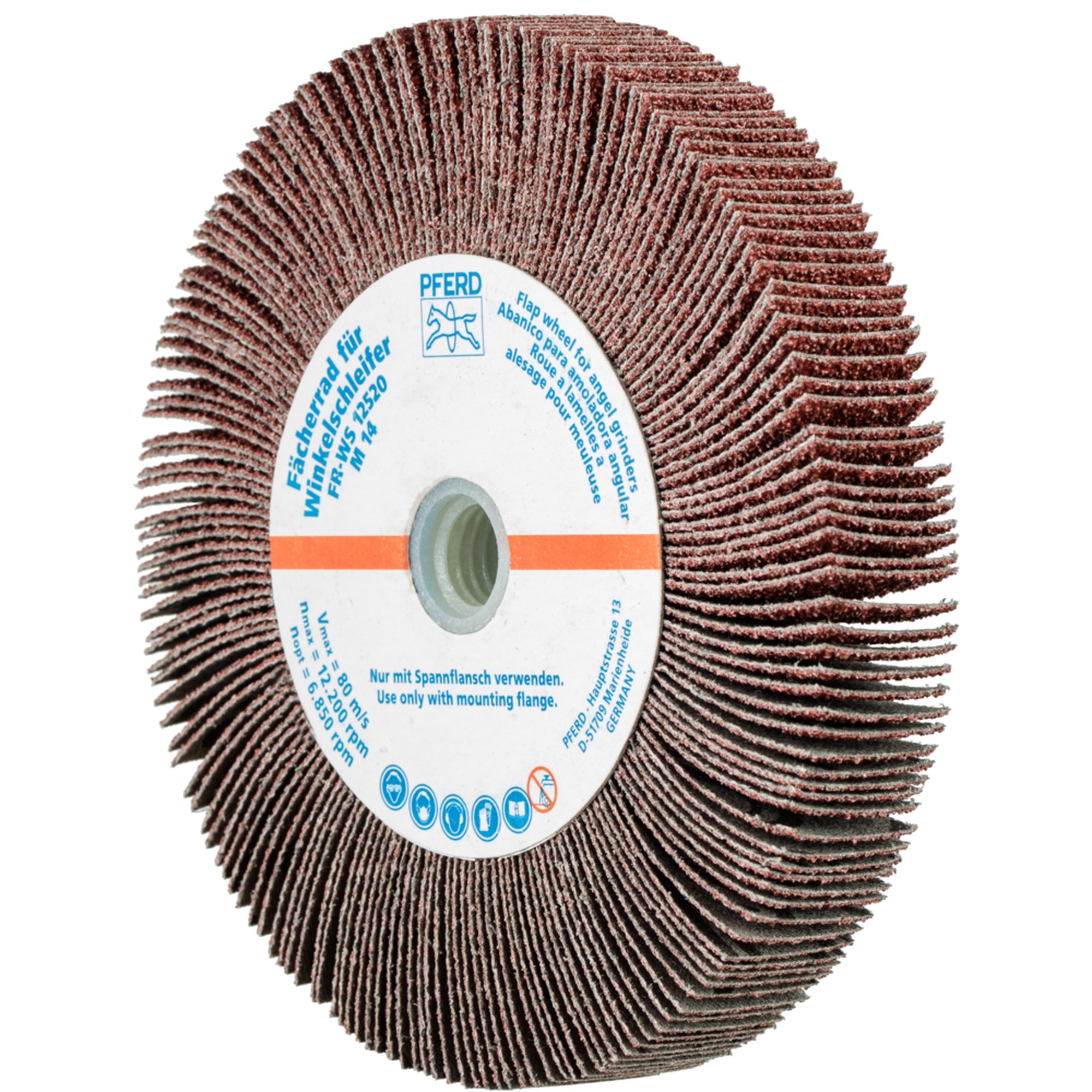 PFERD Roue en éventail pour meuleuse d'angle FR WS 12520 M14 A 40
