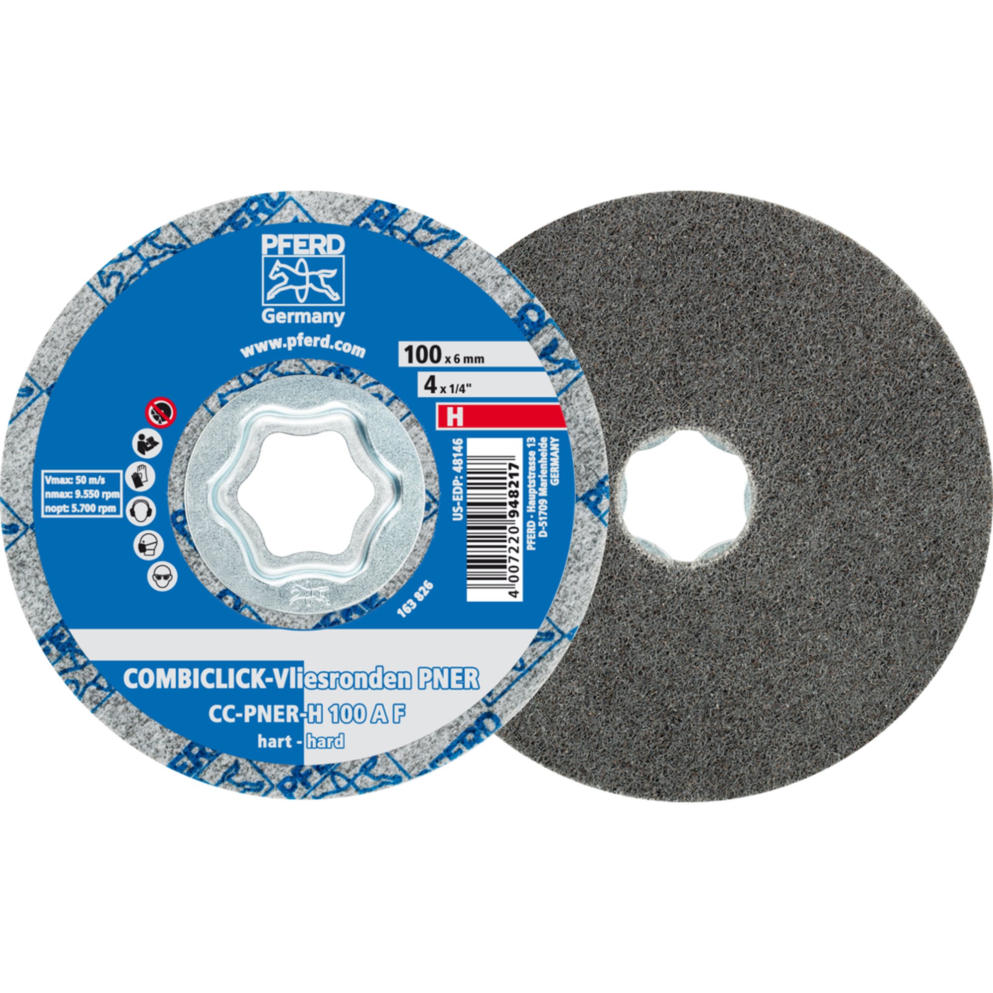 PFERD COMBICLICK disque non tissé CC-PNER H 100 A F