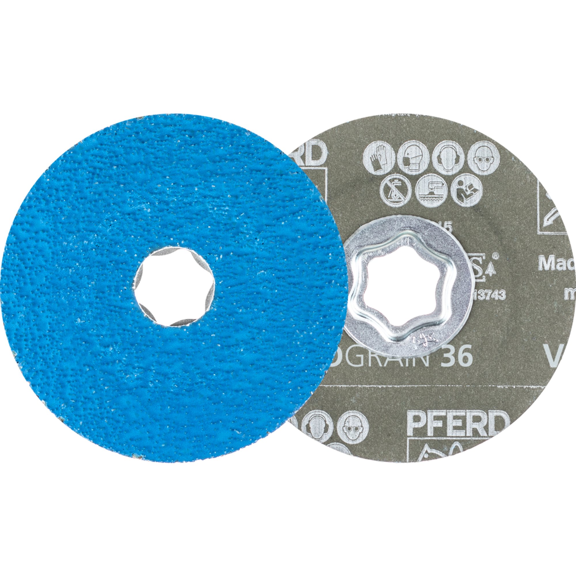 PFERD COMBICLICK Ponceuse à fibres CC-FS 100 VICTOGRAIN-COOL 36