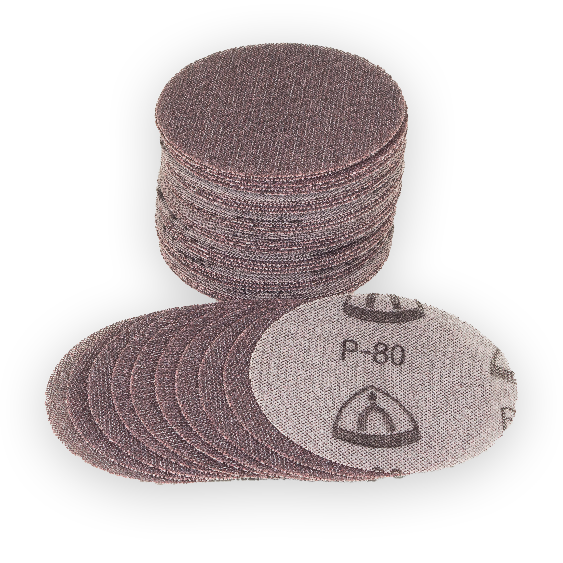 Disque à lamelles Klingspor AN400 150 mm, auto-agrippant | 25 disques abrasifs SET pro de 5x grain 80, 120, 180, 320, 400 | meulage à faible poussière du bois, des enduits, des peintures et des vernis pour ponceuses excentriques