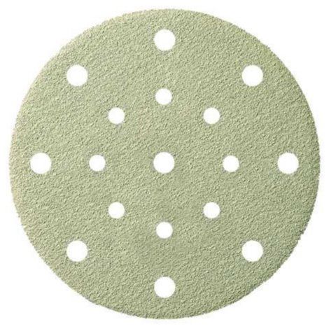 Klingspor PS 33 CK disque de ponçage auto-agrippant 150 mm, 17 trous (8+8+1), spécialement conçu pour le bois, les peintures et les vernis | grain 100 | par exemple compatible avec Festool Rotex RO-150 avec Multi-Jetstream MJ1