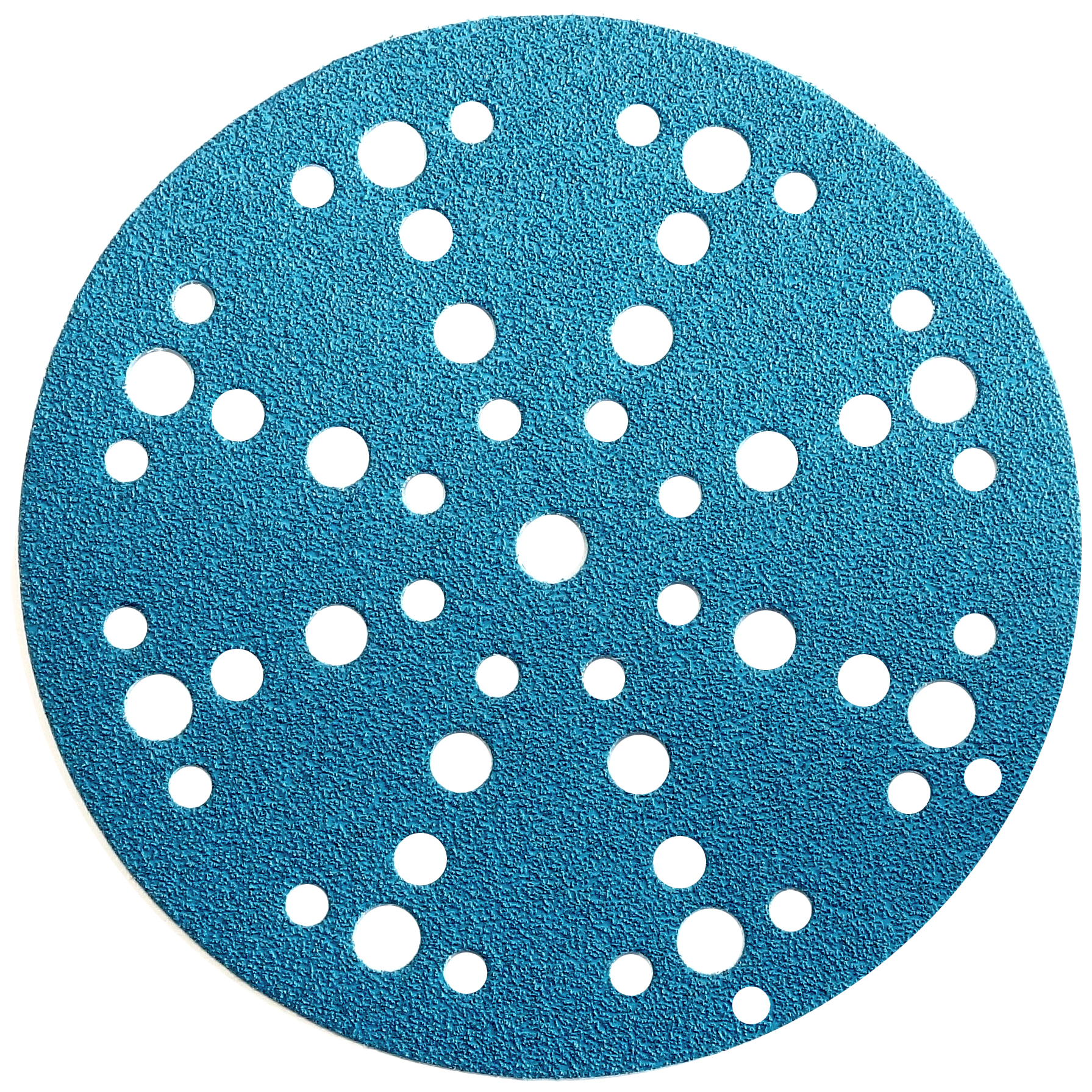 Disque abrasif auto-agrippant Klingspor PS 36 CK 150 mm, 49 trous (48+1) | Zircon spécialement pour acier inoxydable, métaux non ferreux, plastique | Grain 100 | Compatible avec Festool Rotex RO 150 avec Multi-Jetstream MJ2