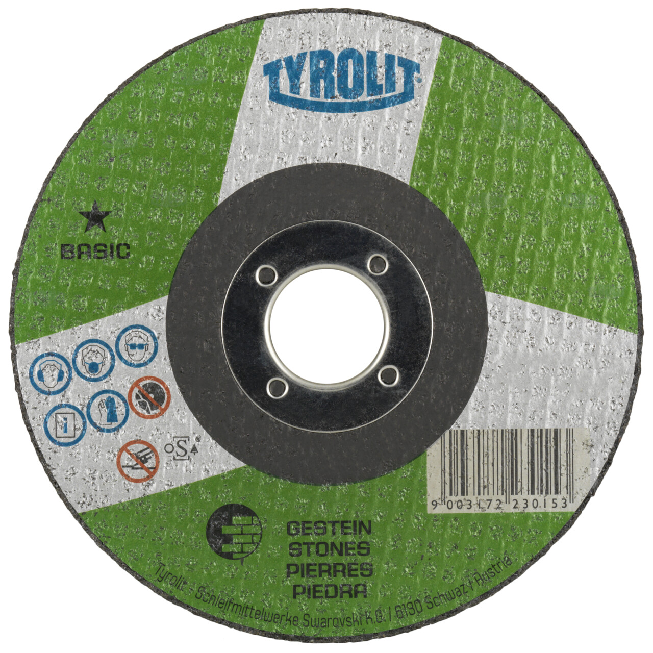 Tyrolit disque de tronçonnage droit 230x3x22,23 mm C30 BASIC roche