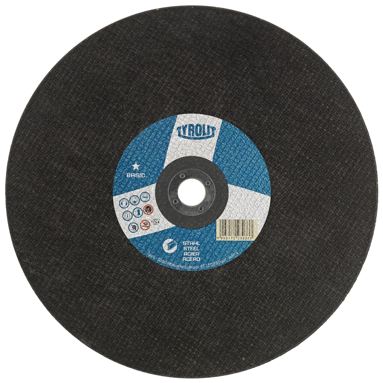 disque de tronçonnage Droit 300x2,5x25,4 mm A46 S BF BASIC acier