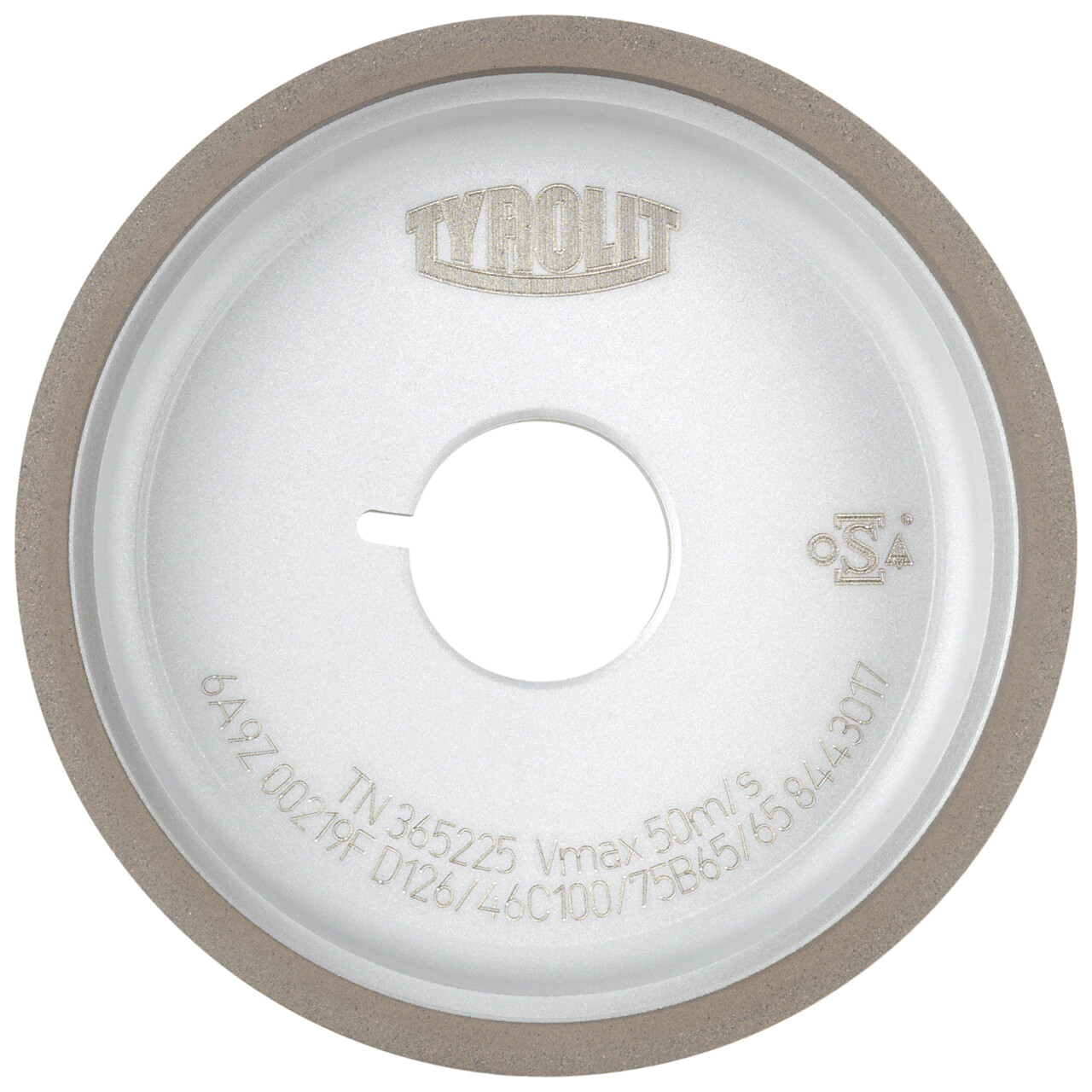 Tyrolit disque de meulage diamant 100x40x27 mm D39 B meulage de surface Carbure de tungstène