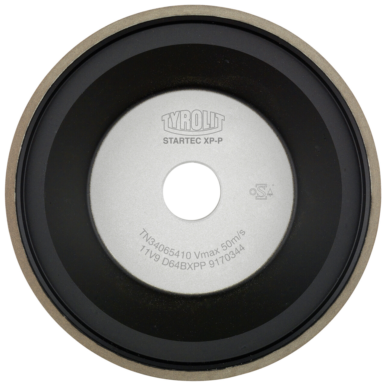 Tyrolit Startec-XP-P Bol de meulage Meulage humide 75x30x20 mm D64 B Carbure de tungstène