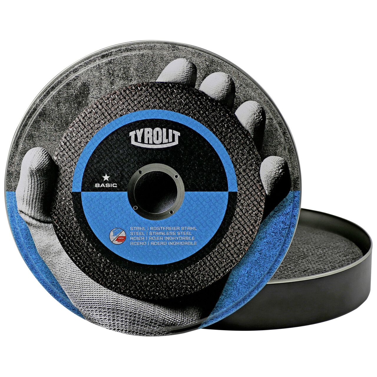 Disque à tronçonner droit Tyrolit 125x1x22,23 mm A60 BASIC acier/Inox